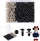 400-Piece 9mm Black Plastic Safety Eyes with Washers – Perfect for Amigurumi, Crochet Dolls, Plush Toys & DIY Crafts